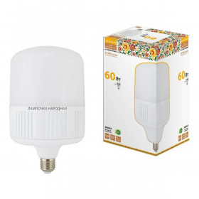 Лампа светодиодная TDM Electric Народная E27 60W 4000K матовая SQ0340-1583 