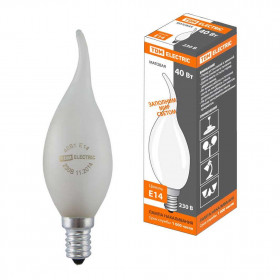 Лампа накаливания TDM Electric Е14 40W матовая SQ0332-0023 