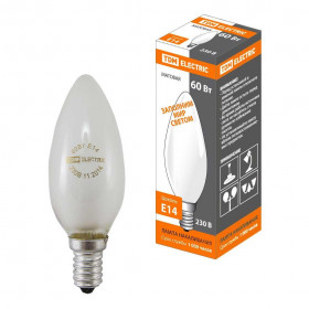 Лампа накаливания TDM Electric Е14 60W матовая SQ0332-0019 