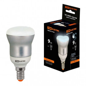 Лампа энергосберегающая TDM Electric Е14 9W 4000K белая SQ0323-0146 