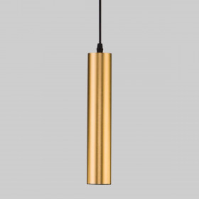 Подвесной светодиодный светильник Eurosvet Single 50161/1 LED золото 