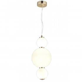 Подвесной светодиодный светильник Natali Kovaltseva Loft Led Lamps 81100/3C Gold White 