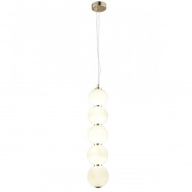 Подвесной светодиодный светильник Natali Kovaltseva Loft Led Lamps 81100/5C Gold White 