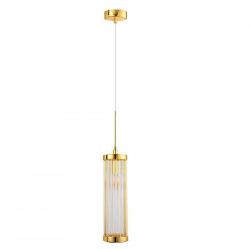 Подвесной светильник Crystal Lux Tadeo SP1 D100 Gold/Transparente 