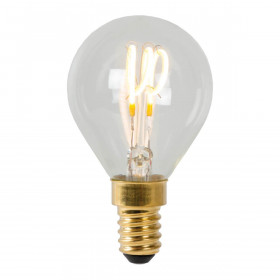 Лампа светодиодная диммируемая Lucide E14 3W 2700K прозрачная 49046/03/60 