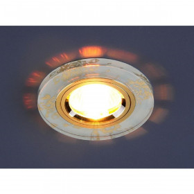 Встраиваемый светильник Elektrostandard 8561/6 MR16 WH/GD белы/золото a030536 