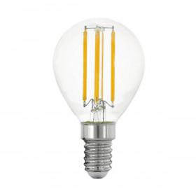 Лампа светодиодная Eglo E14 6W 2700К прозрачная 12542 
