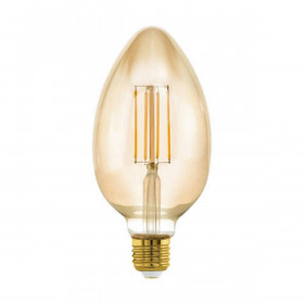 Лампа светодиодная филаментная диммируемая Eglo E27 4W 2200K янтарь 110113 