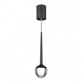 Подвесной светодиодный светильник Elektrostandard DLS028 6W 4200K черный a047768 