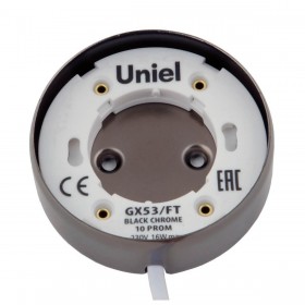 Потолочный светильник Uniel GX53/FT Black Chrome UL-00003735 