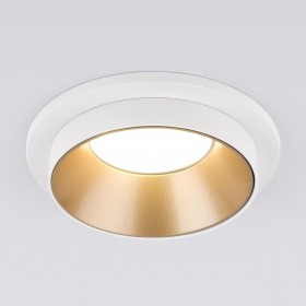 Встраиваемый светильник Elektrostandard 113 MR16 золото/белый a053343 