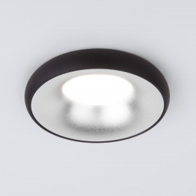 Встраиваемый светильник Elektrostandard 118 MR16 серебро/черный a053349 