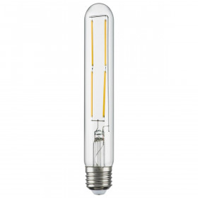 Лампа светодиодная филаментная Lightstar LED Filament E27 6W 3000K трубчатая прозрачная 933902 