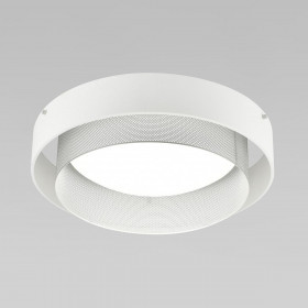 Потолочный светодиодный светильник Eurosvet Imperio 90286/1 белый/серебро Smart 