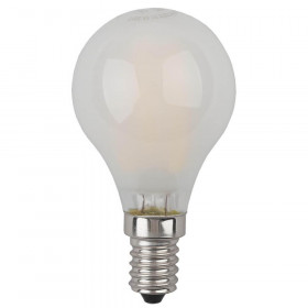 Лампа светодиодная филаментная ЭРА E14 7W 2700K матовая F-LED P45-7W-827-E14 frost Б0027956 
