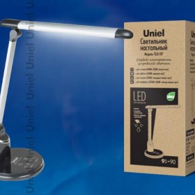 Настольная лампа Uniel TLD-517 Silver-Black/LED/900Lm/2700-6400K/Dimmer 09107 