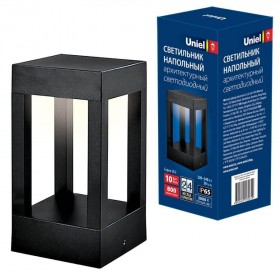 Уличный светодиодный светильник Uniel ULU-T03A-10W/3000K IP65 Black UL-00006815 