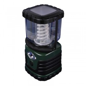 Кемпинговый энергосберегающий фонарь Uniel от батареек 122х122 600 лм TL091-B Green 03816 
