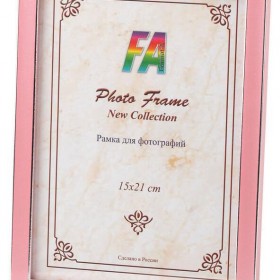 Фоторамка FA Пластик Акварель розовый 10х15 (50/1050) Б0039838 