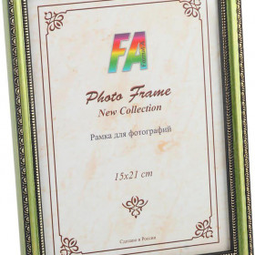 Фоторамка FA пластик Кружево салатовый 10x15 (48/1152) Б0021139 