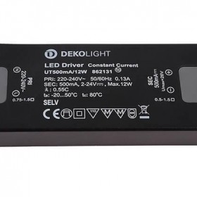Драйвер Deko-Light Flat Power Supply 2-24V 12W IP20 0,5A 862131 