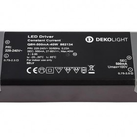 Драйвер Deko-Light Q8H-500mA/40W 27-80V 40W IP20 0,5A 862134 