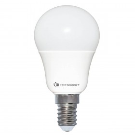 Лампа светодиодная Наносвет E14 6.5W 4000K матовая LE-P45-60/E14/940 L205 