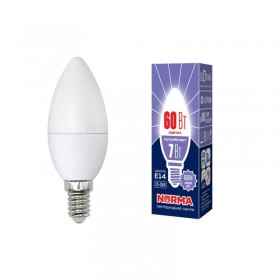 Лампа светодиодная E14 7W 6500K матовая LED-C37-7W/DW/E14/FR/NR UL-00003794 
