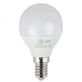 Лампа светодиодная ЭРА E14 6W 2700K матовая ECO LED P45-6W-827-E14 Б0020626 