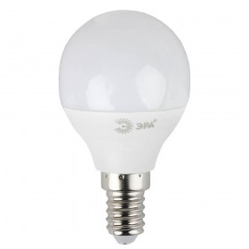 Лампа светодиодная ЭРА E14 7W 2700K матовая LED P45-7W-827-E14 Б0020548 