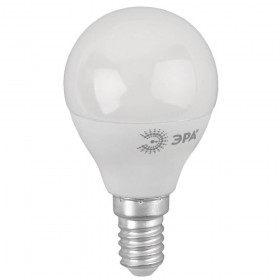 Лампа светодиодная ЭРА E14 8W 4000K матовая ECO LED P45-8W-840-E14 Б0030023 