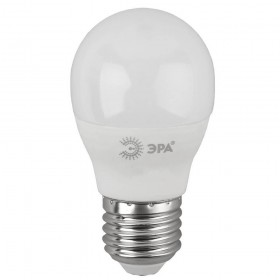 Лампа светодиодная ЭРА E27 11W 2700K матовая LED P45-11W-827-E27 Б0032987 
