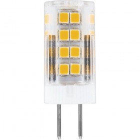 Лампа светодиодная Feron G4 5W 2700K прозрачная LB-432 25860 