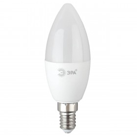 Лампа светодиодная ЭРА E14 10W 6500K матовая B35-10W-865-E14 R Б0045337 