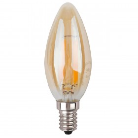 Лампа светодиодная ЭРА E14 9W 4000K золотая F-LED B35-9W-840-E14 gold Б0047035 