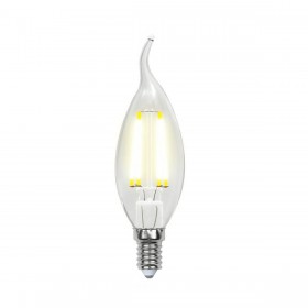 Лампа светодиодная филаментная Uniel E14 5W 4000K LED-CW35-5W/NW/E14/CL/DIM GLA01TR UL-00002865 
