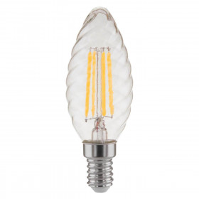Лампа светодиодная филаментная Elektrostandard E14 7W 3300K прозрачная a041017 