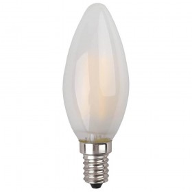 Лампа светодиодная филаментная ЭРА E14 5W 2700K матовая F-LED B35-5W-827-E14 frost Б0027925 