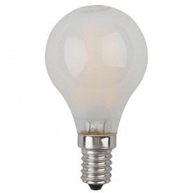 Лампа светодиодная филаментная ЭРА E14 5W 2700K матовая F-LED P45-5W-827-E14 frost Б0027929 