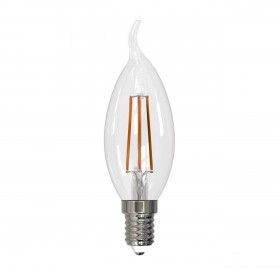 Лампа светодиодная филаментная Uniel E14 9W 3000K прозрачная LED-CW35-9W/3000K/E14/CL PLS02WH UL-00005168 