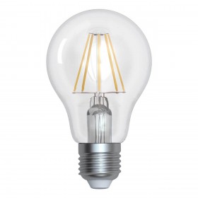 Лампа светодиодная филаментная Uniel E27 15W 3000K прозрачная LED-A70-15W/3000K/E27/CL PLS02WH UL-00004868 