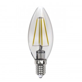 Лампа светодиодная филаментная Uniel E14 13W 3000K прозрачная LED-C35-13W/3000K/E14/CL PLS02WH UL-00005899 