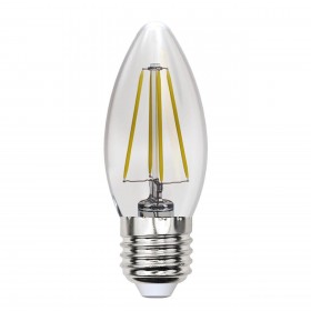 Лампа светодиодная филаментная Uniel E27 13W 3000K прозрачная LED-C35-13W/3000K/E27/CL PLS02WH UL-00005901 