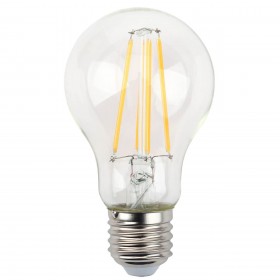 Лампа светодиодная филаментная ЭРА E27 13W 4000K прозрачная A60-13W-840-E27 Б0035028 
