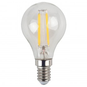 Лампа светодиодная филаментная ЭРА E14 11W 2700K прозрачная F-LED P45-11w-827-E14 Б0047012 
