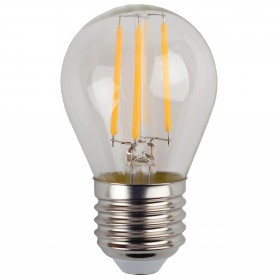 Лампа светодиодная филаментная ЭРА E27 9W 4000K прозрачная F-LED P45-9w-840-E27 Б0047029 
