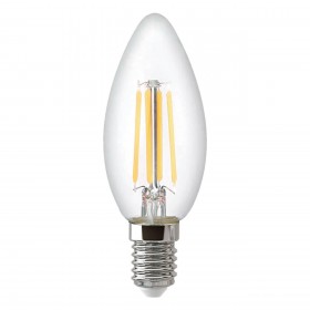 Лампа светодиодная филаментная Thomson E14 11W 2700K свеча прозрачная TH-B2071 