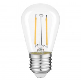 Лампа светодиодная филаментная Thomson E27 2W 4500K прямосторонняя трубчатая прозрачная TH-B2375 