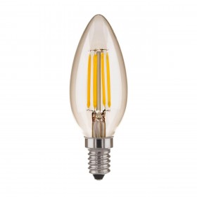 Лампа светодиодная филаментная Elektrostandard E14 7W 3300K прозрачная a049066 