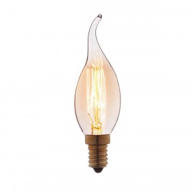 Лампа накаливания E14 40W прозрачная 3540-GL 